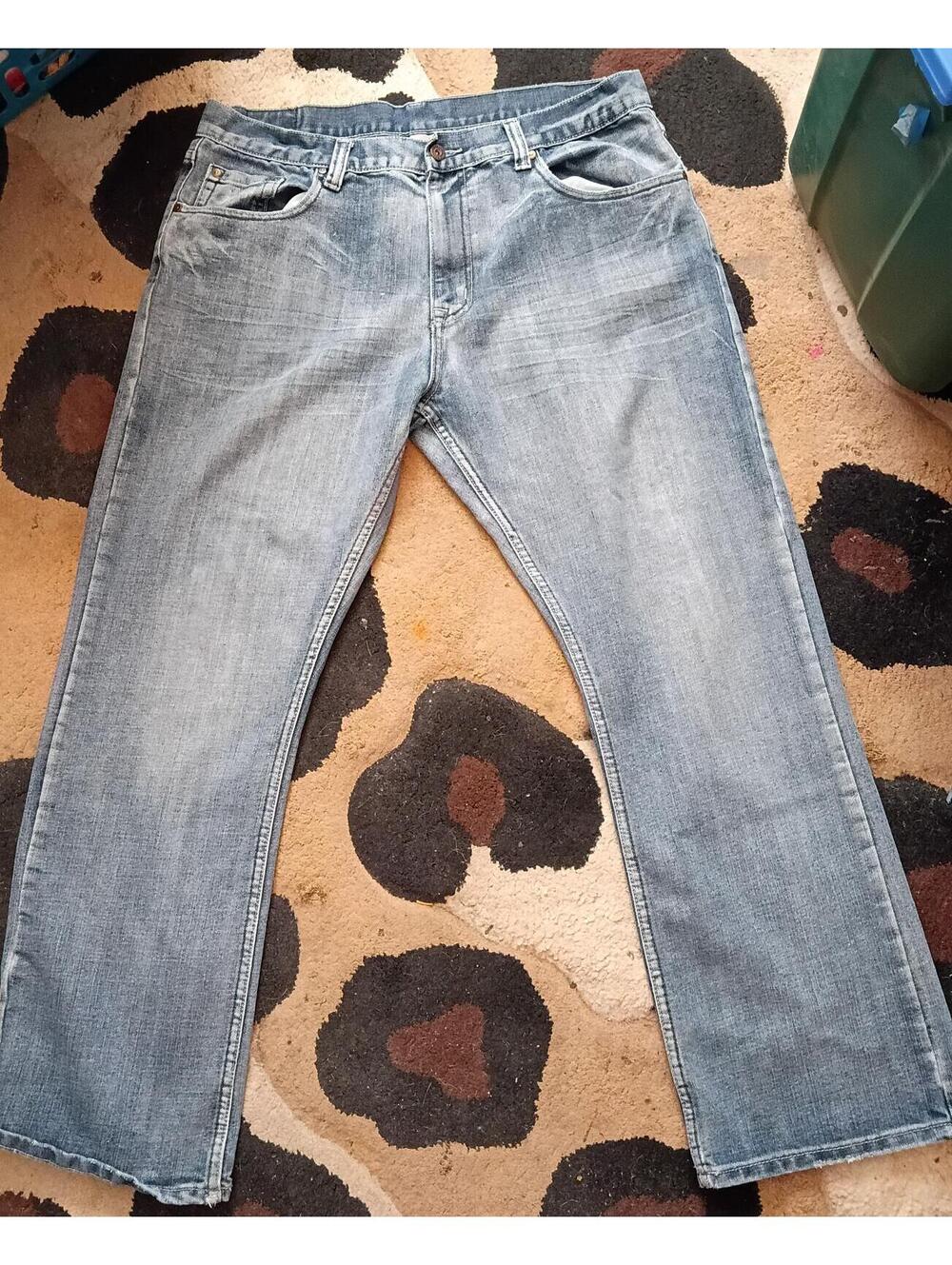 Flypaper Distressed Blue Jeans - Y2K Skater Style - Size 38x32